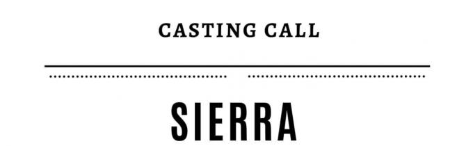 Job: SIERRA | SA FILM: Actor Required!