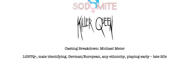 Job: |LGBTQ+| (PAID) Killer Queen: Michael Meier