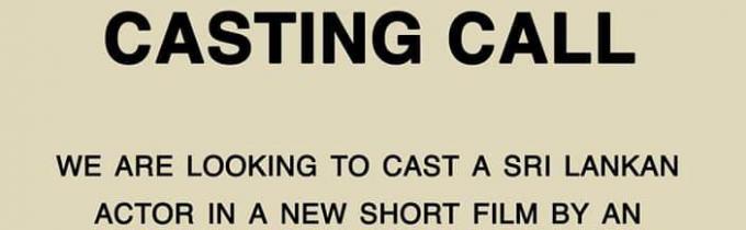Job: (PAID) Casting Call: Southeast Asian Actor Required