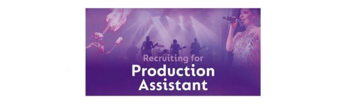 Job: Stewartby. {£25,000} Searching for a Talented Production Assistant for TAG Live